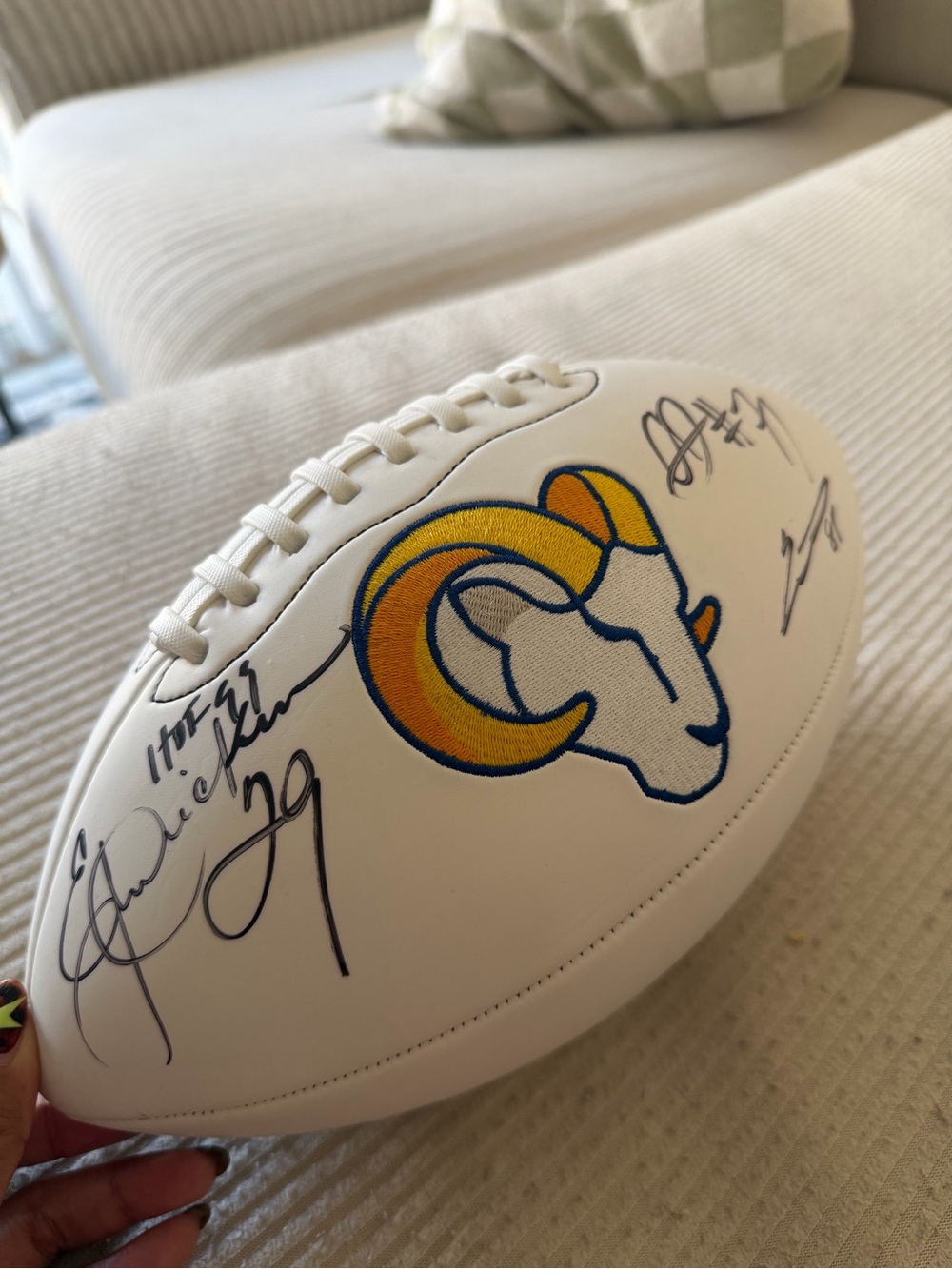 LA RAMS Signed Football - Picture 4 of 4